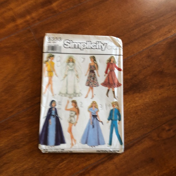 Fashion Doll clothing sewing patterns vintage - Picture 3 of 6